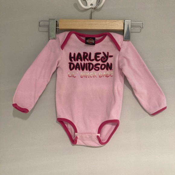 Harley-Davidson Other - 🦊3/$10 HARLEY-DAVIDSON Onesie Size 6/9 M